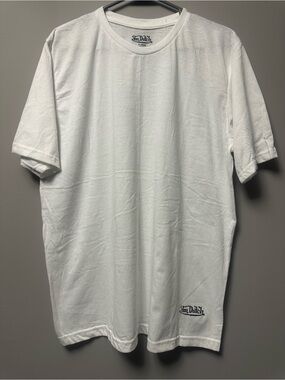 Von Dutch White Short Sleeve Crew Tee